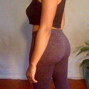 Vintage Free People Purple Leg Warmer Sock Legging